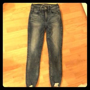 AE crop jeans